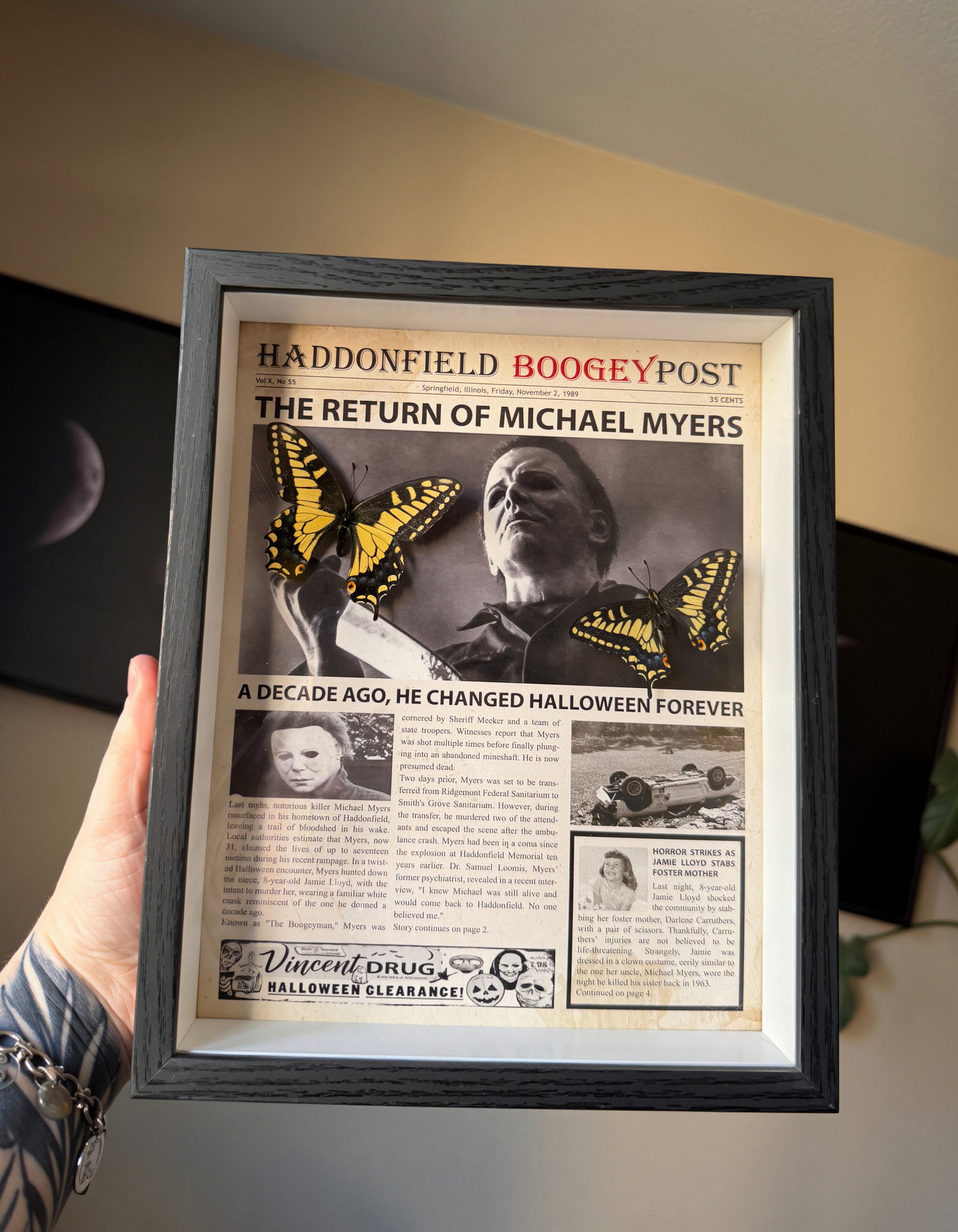 friday the 13th 8x10 tiger swallowtail piece