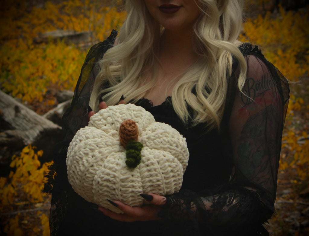 natural pumpkin pillow