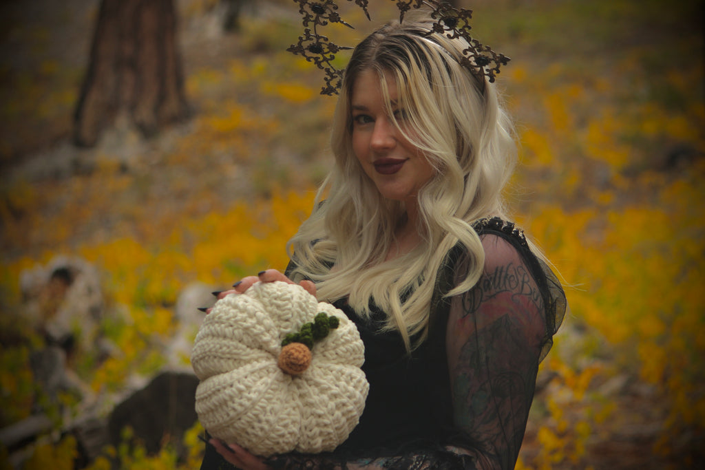 natural pumpkin pillow