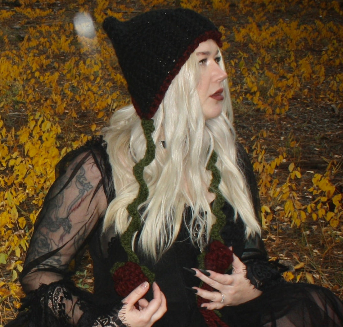 hopeless romantic kitty beanie